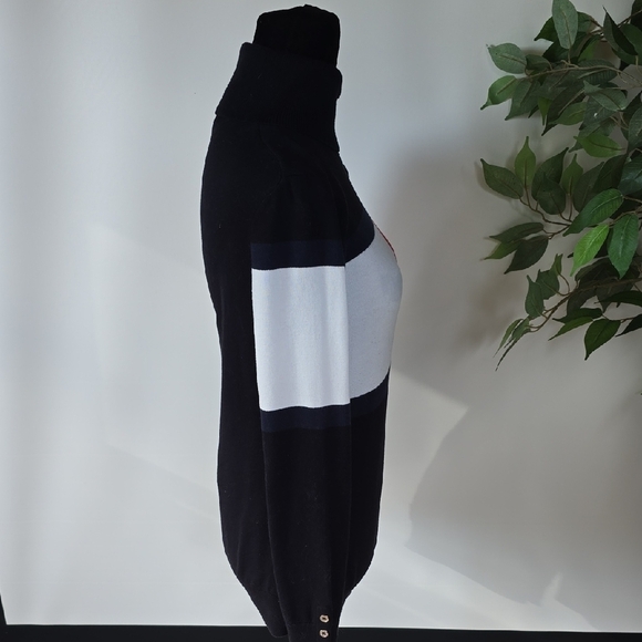 Tommy Hilfiger Color Block Turtleneck Sweater - Picture 3 of 5